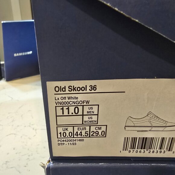 Vans Premium Old Skool 36 Off White VN000CNGOFW Men's Size 11 SHOES NEW - Picture 10 of 10